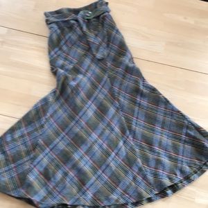 *SOLD* Anthropologie elevenses Plaid Skirt 10